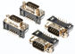DR 90° D-SUB 9P Small Electrical Connectors Male To PCB For RS232 Extension Cable