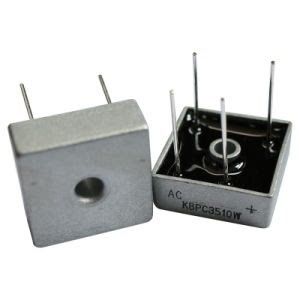 Pinout High Current Bridge Rectifier KBPC3510W Single Phase With Metal Case