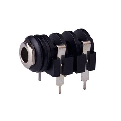 Panel Mounted Small Electrical Connectors 6 Pin Female Socket Stereo Headphone Jack