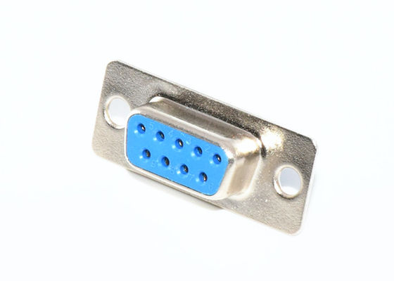 Flame Retardanted D-SUB Connector Female Solder Type For Wire Size 22 AWG