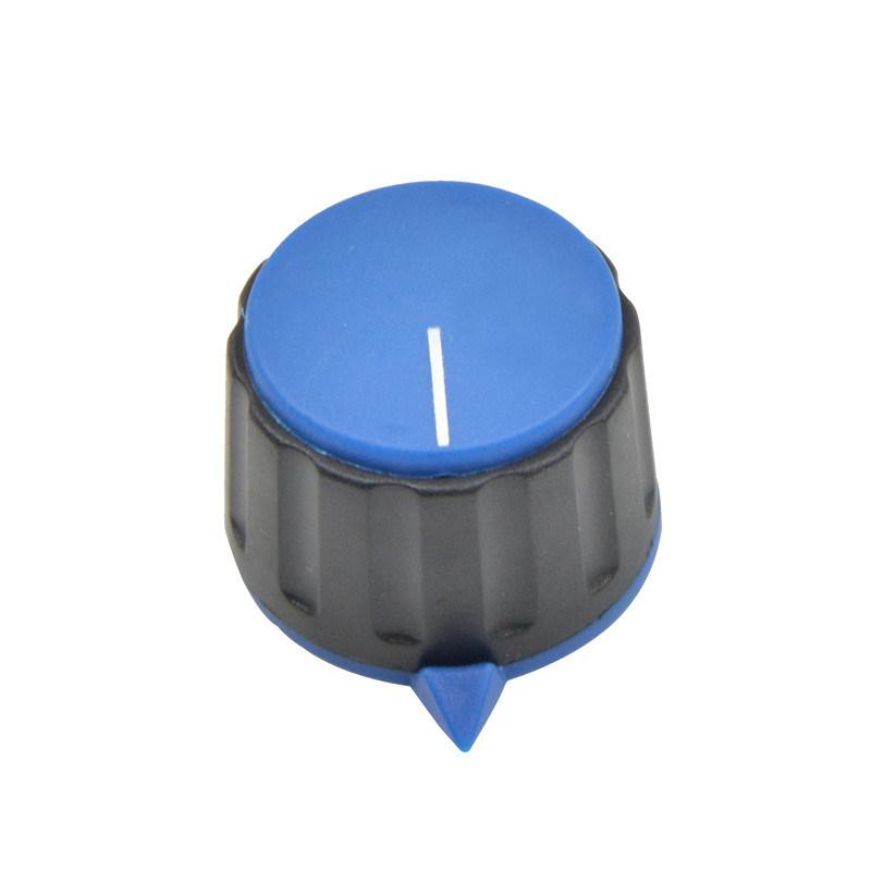 ABS / Brass Material Plastic Rotary Switch Knob Size Φ20.7*15.4mm For