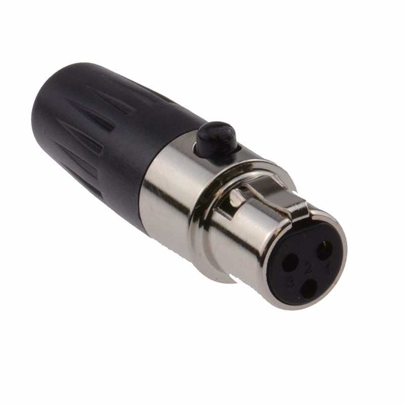 1000MΩ / AC500V 250VAC Mini Xlr Connector For 5mm Cables Soldering End