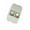 White Block Terminal Connectors , 135°Single / Double 5mm Pitch Connector