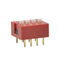 2.54mm Pitch Slide DIP Switch , 1～12 Position DIP Switch With Dual In Line Package