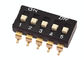 0.90mm Stroke Passive Electronic Components Horizontal Dial SMT Type DIP Switch